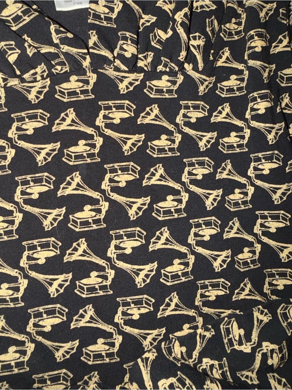 Effie’s Heart Women’s Phonograph Printed Fit-and-Flare Dress - Picture 2 of 4
